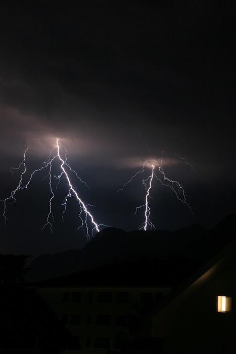 Orage depuis balcon - 016